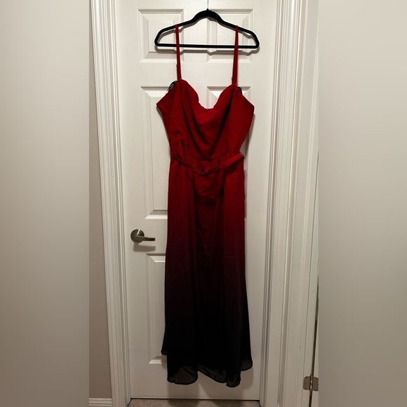 Ombré Lust Maxi Dress - Ruby - Size XXL/24 - Picture 14 of 14